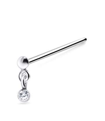 Dangling Stone Straight Nose Stud NSKA-767